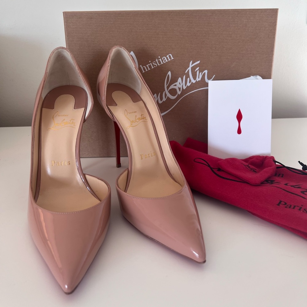 Christian Louboutin Iriza 100 patent-leather pumps NWT